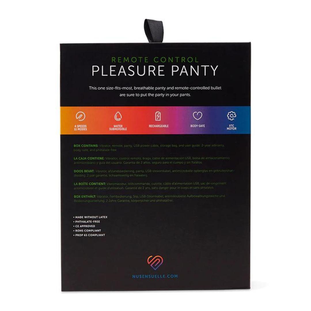 Sensuelle Remote Control Vibrating Panty