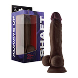 Shaft Model A Dual Density Silicone Dildo with Balls