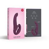 Share Vibe Pro Vibrating Double Dildo - Burgundy