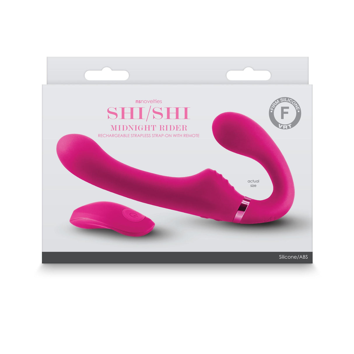 Shishi Midnight Rider Rechargeable Strapless Strap On
