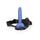 Shots Ouch 8 Inch Ribbed Hollow Strap-On with Balls