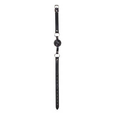 Shots Ouch Ball Gag with Leather Straps