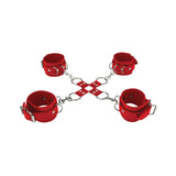 Shots Ouch Leather Hand and Leg Cuffs