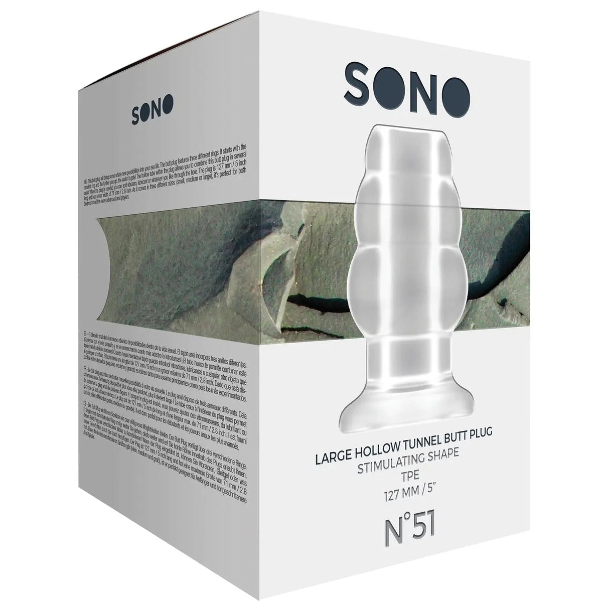 Shots Sono Large Hollow Tunnel Butt Plug