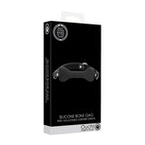 Silicone Bone Gag with Adjustable Leather Straps
