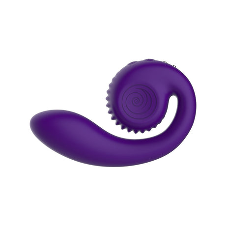 Snail Vibe Gizi Silicone Rechargeable Dual Stimulation Vibrator