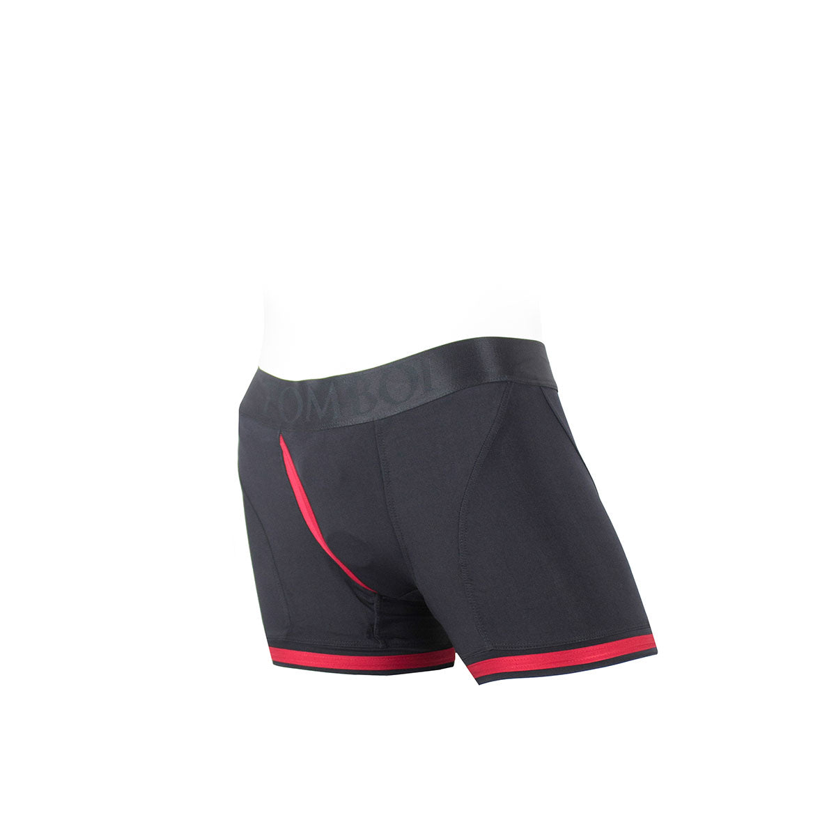 SpareParts Tomboii Black & Red Boxer Briefs Harness - Plus Size