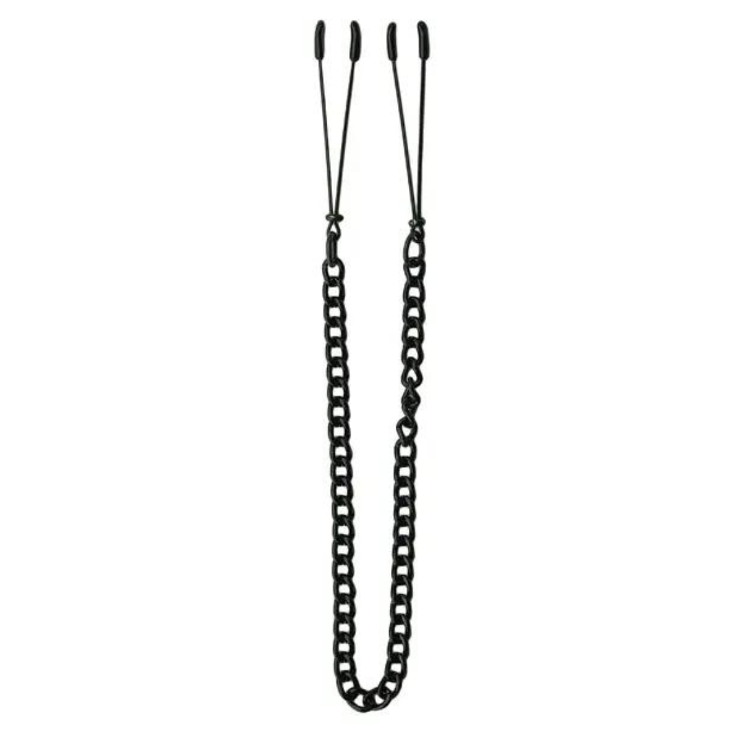 Spartacus Adjustable Chain Tweezer Nipple Clamps
