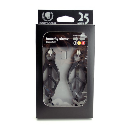 Spartacus Butterfly Style Endurance Clamp With Black Link Chain