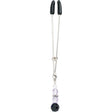 Spartacus Purple Beaded Tweezer Clit Clamp