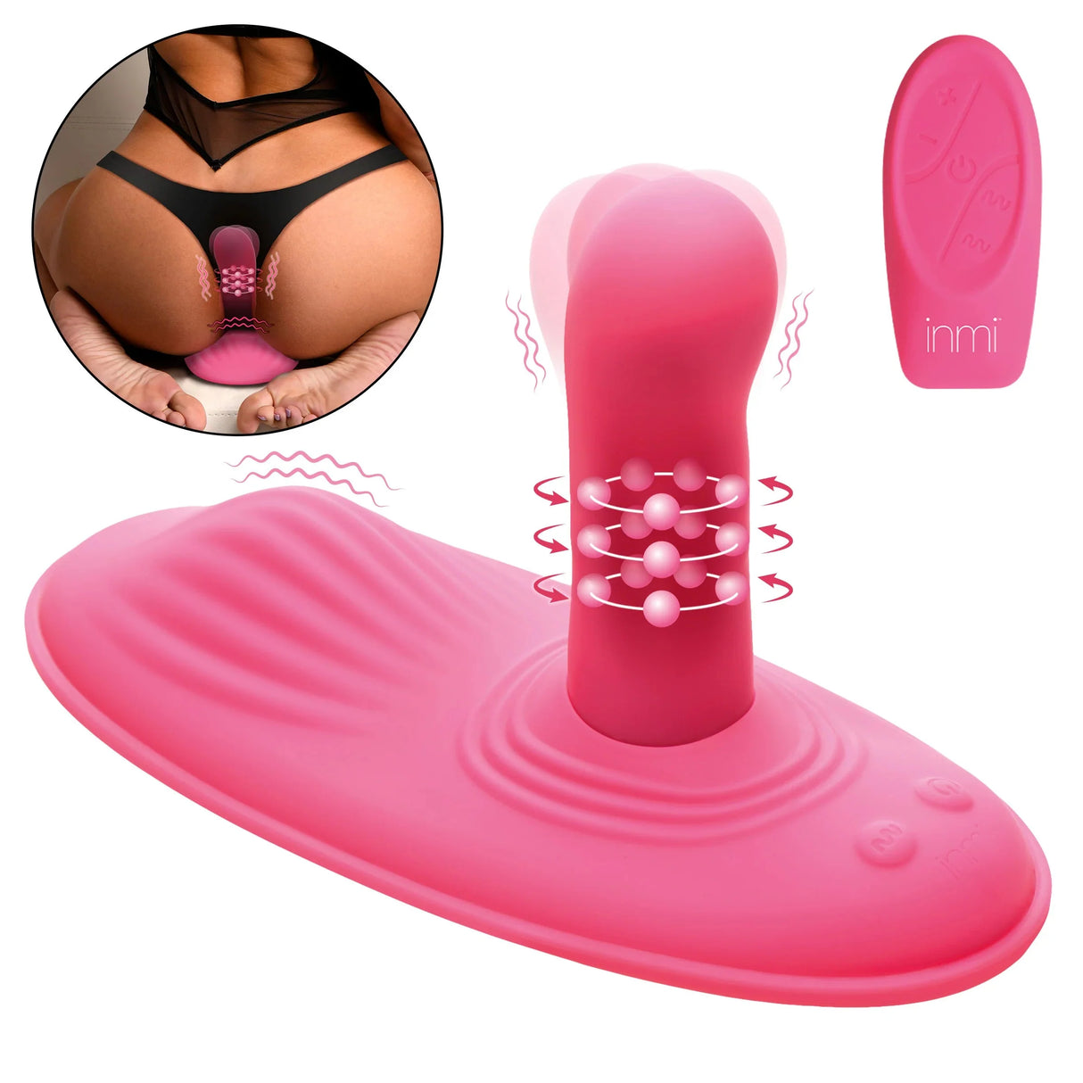 Spin N' Grind Rotating and Vibrating Silicone Grinder