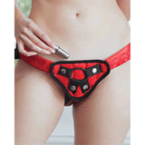 Sportsheets Red Lace Corset Strap On Harness