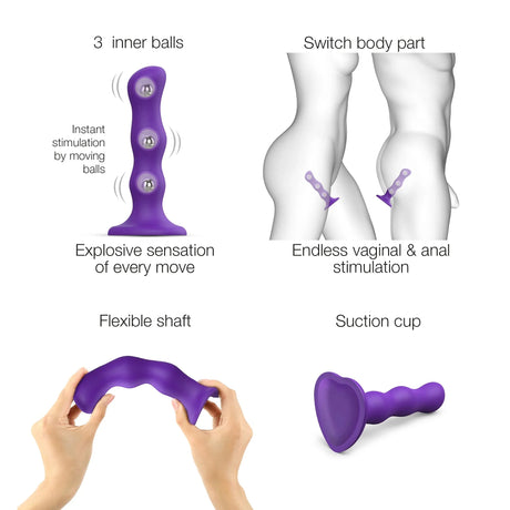 Strap-On-Me Dildo Geisha Balls