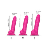 Strap-On-Me Dual Density Sliding Skin Realistic Dildo