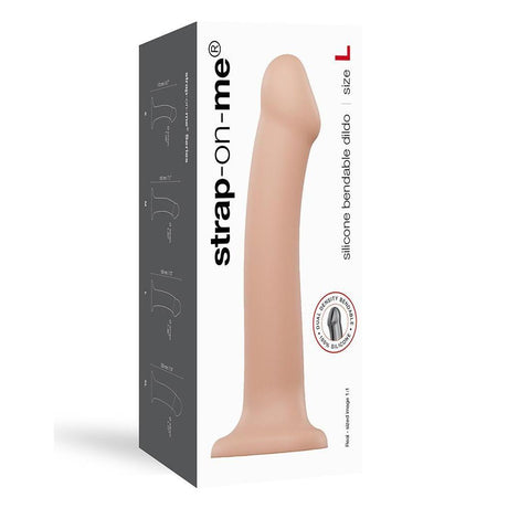 Strap-On-Me Large Silicone Bendable Dildo
