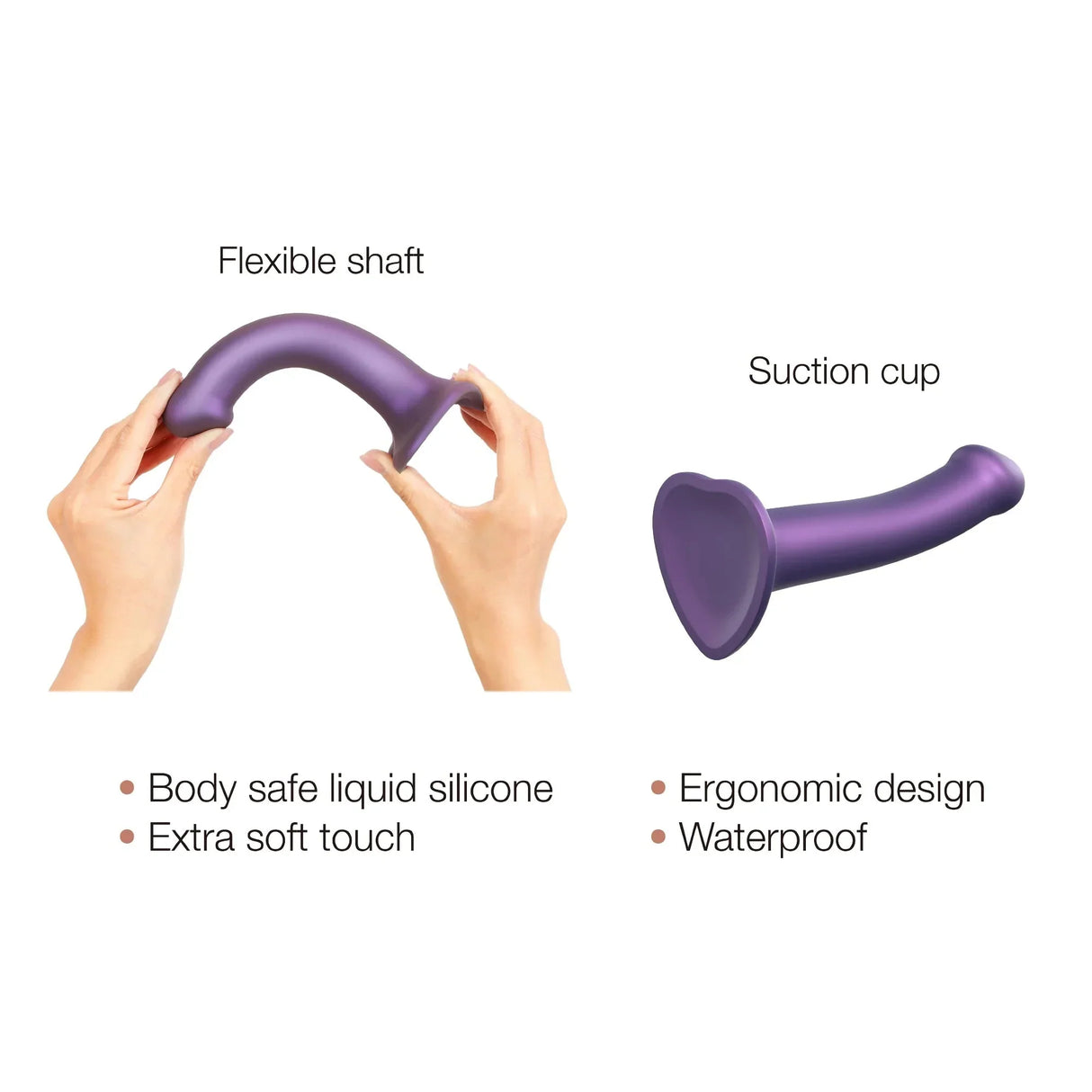 Strap-On-Me Medium Soft Silicone Dildo