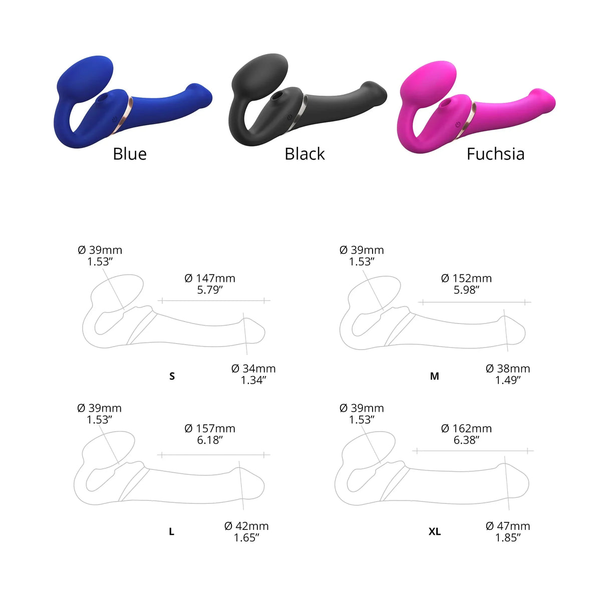 Strap-On-Me Multi Orgasm Bendable Strap-On