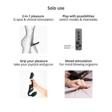 Strap-On-Me Multi Orgasm Bendable Strap-On