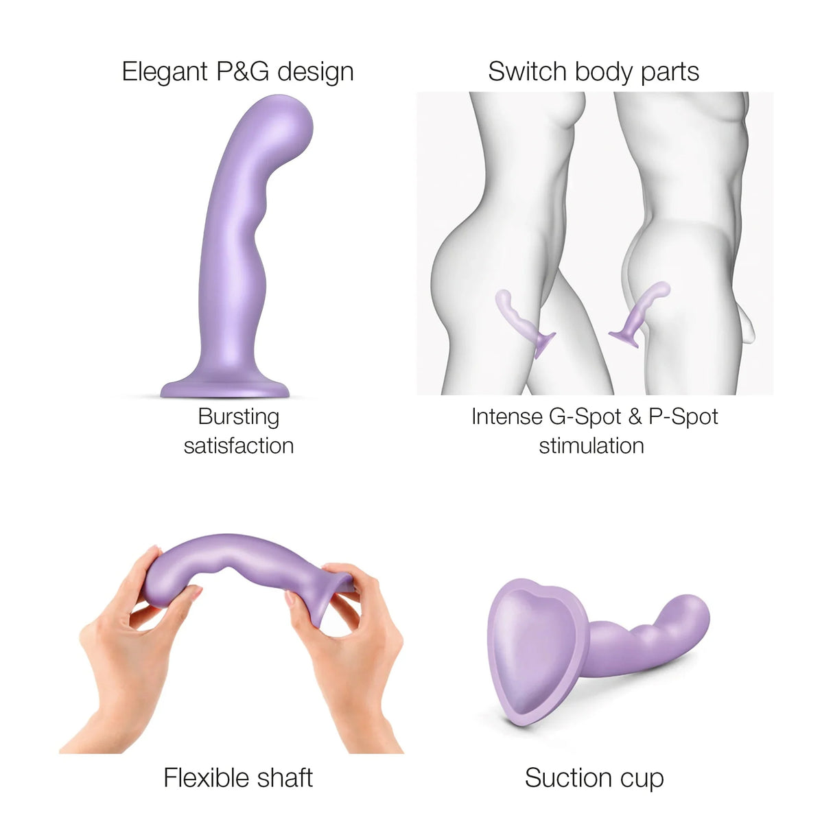 Strap-On-Me P&G Spot Dildo