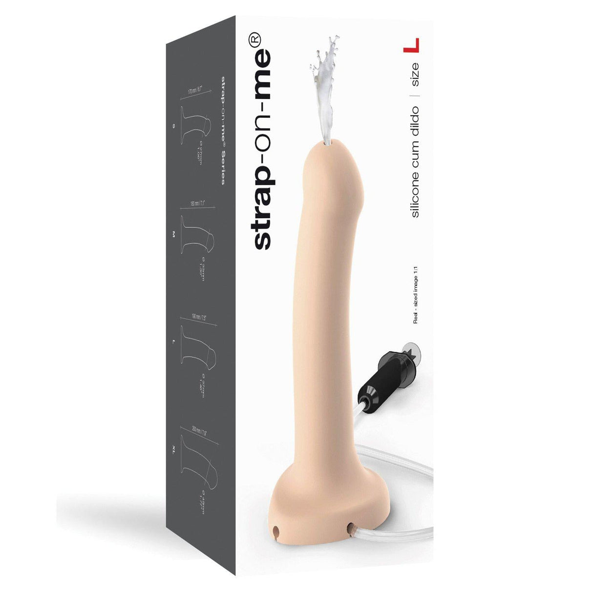 Strap-On-Me Silicone Cum Dildo