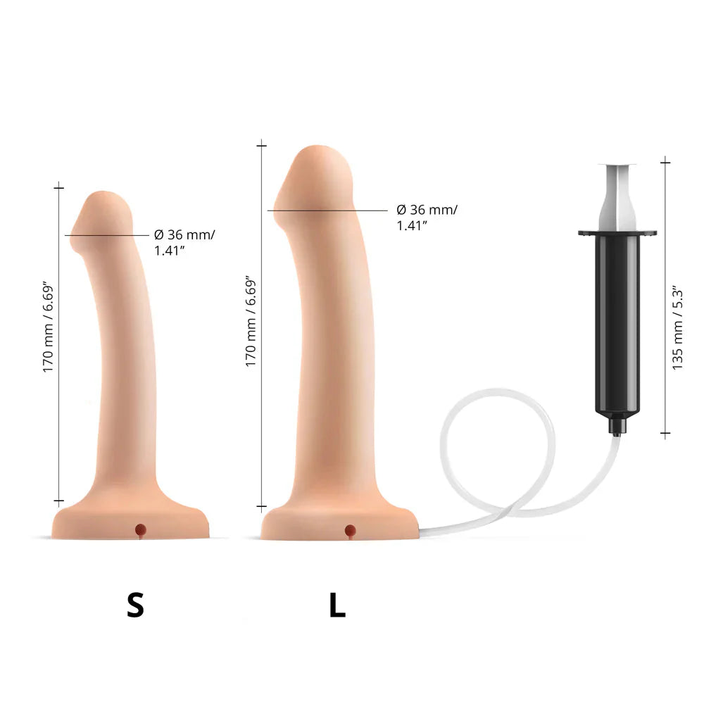 Strap-On-Me Small Squirting Dildo Cum - Vanilla