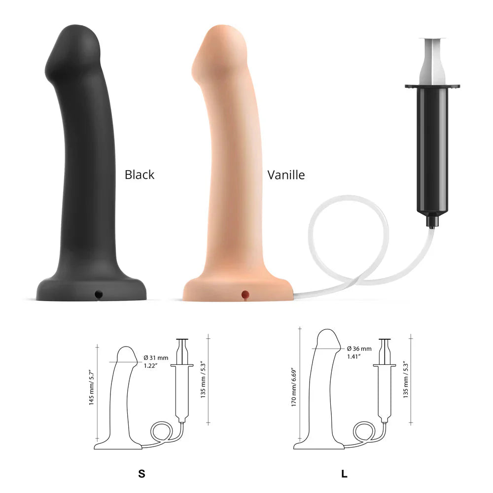Strap-On-Me Small Squirting Dildo Cum - Vanilla