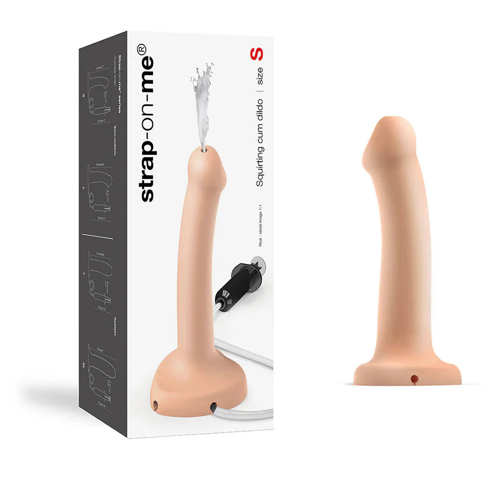 Strap-On-Me Small Squirting Dildo Cum - Vanilla