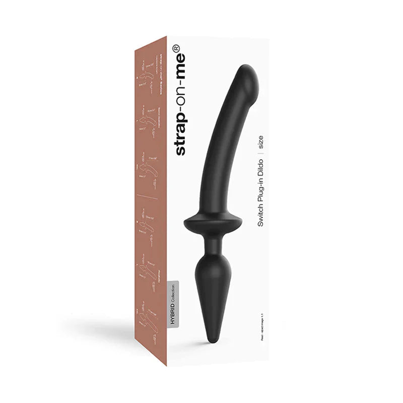 Strap-On-Me Switch Plug-in Dildo - L