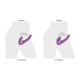 Strap U Ergo-Fit G-Pulse Vibrating Strapless Strap-on
