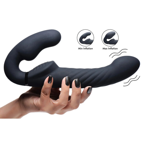 Strap U Ergo-Fit Twist Vibrating Strapless Strap On