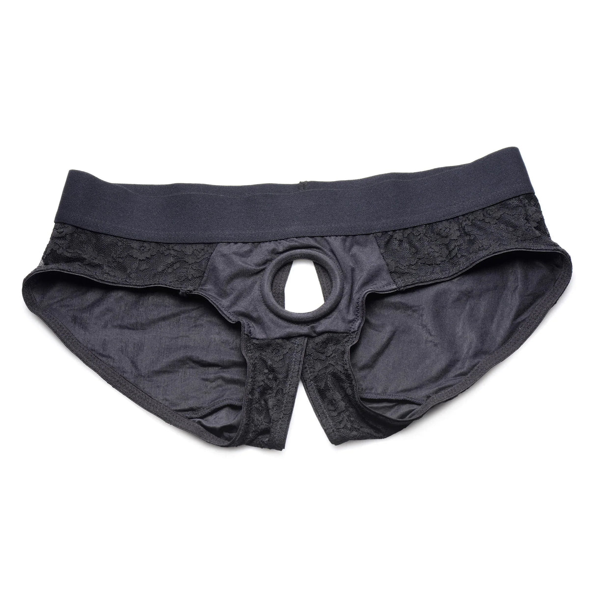 Strap U Lace Crotchless Panty Harness