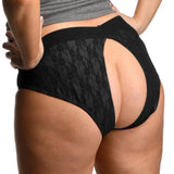 Strap U Lace Envy Crotchless Panty Harness - 2XL