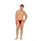 Striped Mesh G-String Pouch
