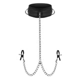 Submission Collar and Nipple Clamps