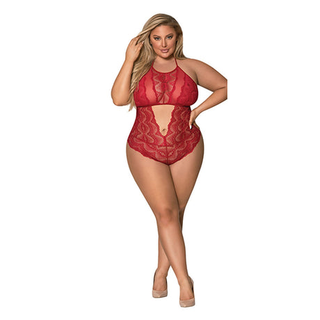 Sugar & Spice Teddy with Snap Crotch - Queen