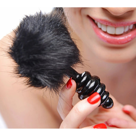 Tailz Black Bunny Tail Anal Plug