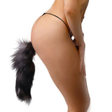 Tailz Grey Fox Tail Butt Plug