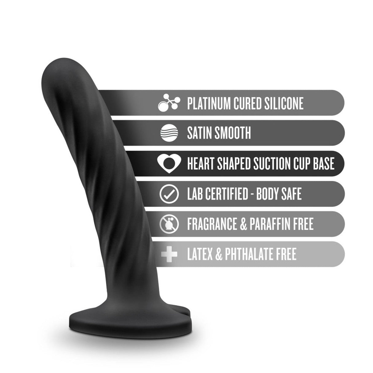 Temptasia Twist 5 Inch Silicone Pegging Dildo