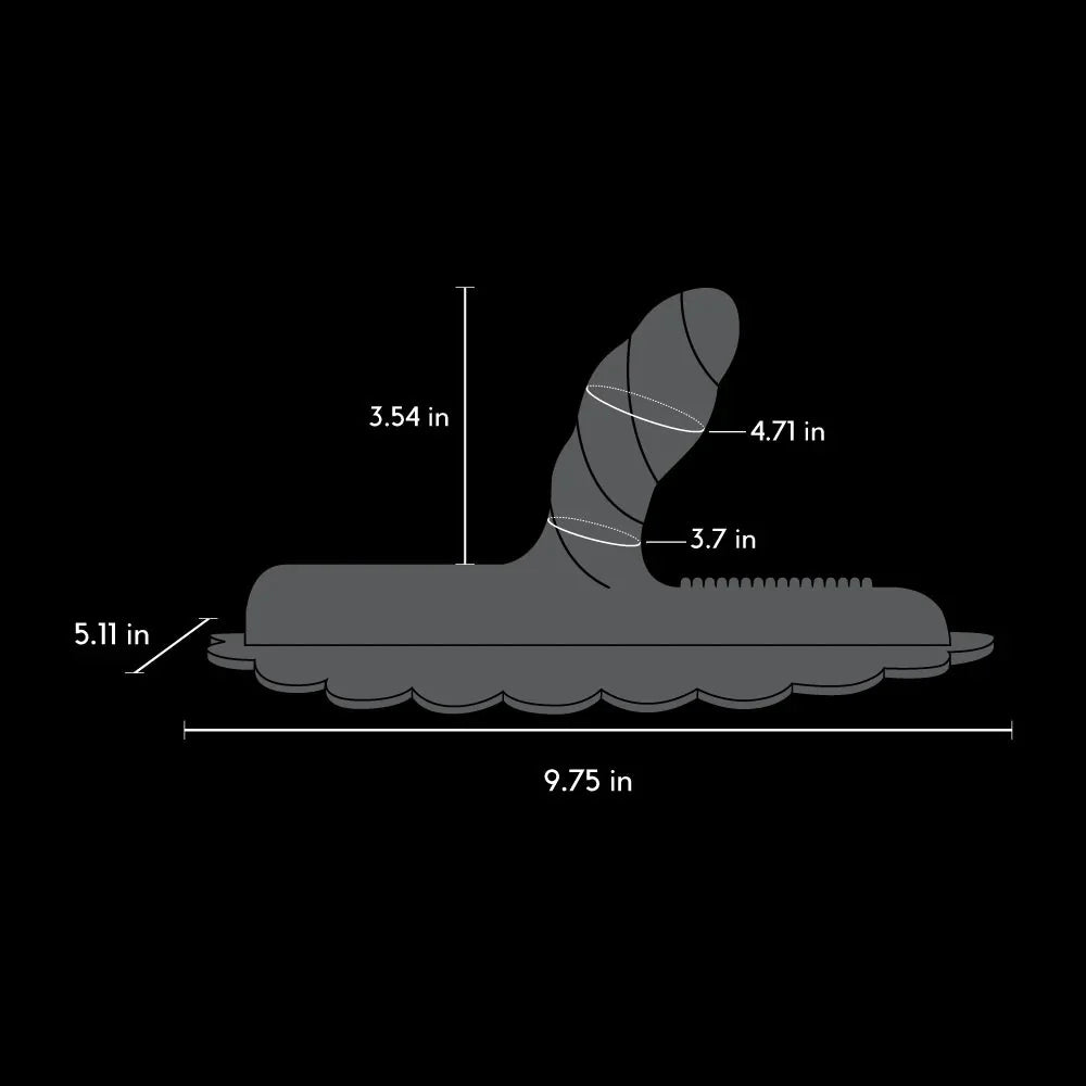 The Cowgirl Unicorn Uni Horn Silicone Attachment