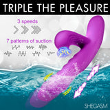 Thrust Wave Thrusting and Sucking Rabbit Vibrator