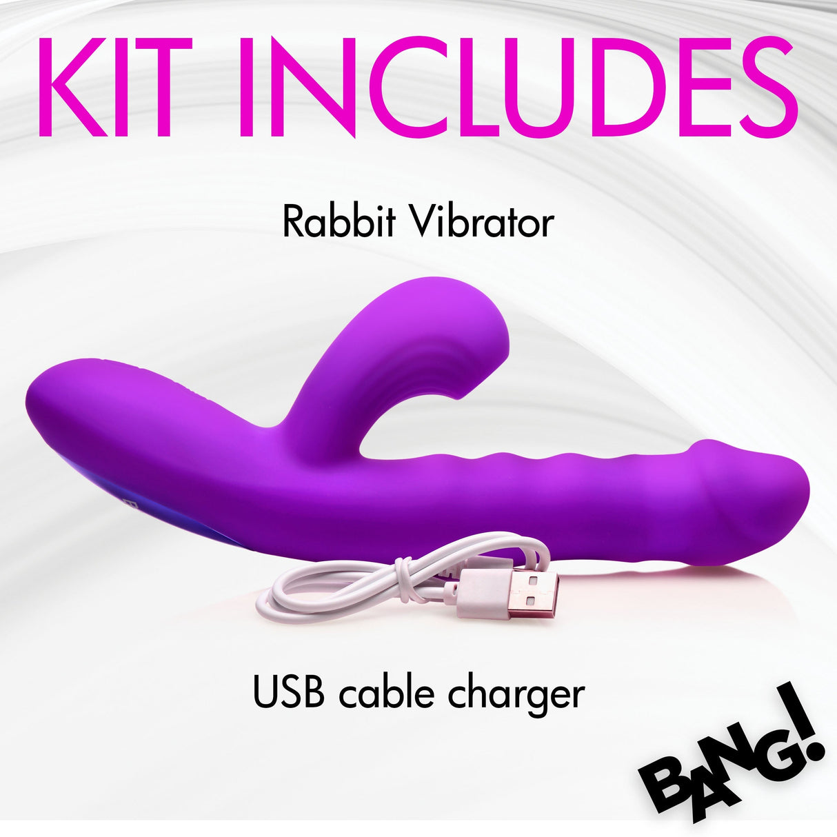 Thrusting and Sucking Rabbit Vibrator