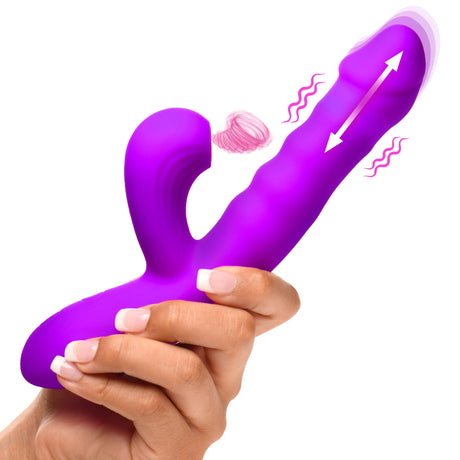 Thrusting and Sucking Rabbit Vibrator