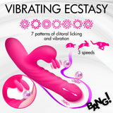 Thrusting and Vibrating Rabbit Vibrator