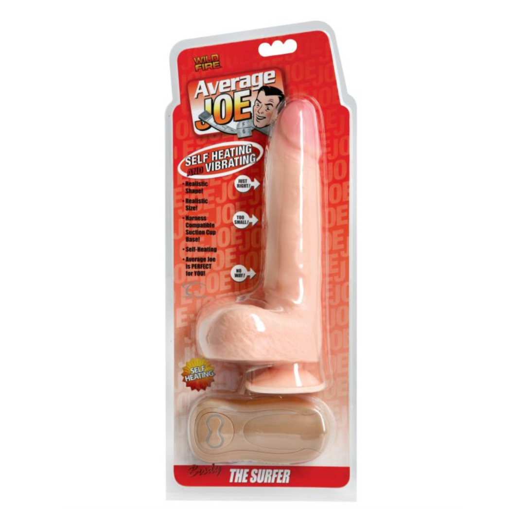 Topco Average Joe Heating & Vibrating Brody The Surfer Dildo