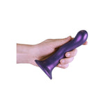 Ultra Soft Silicone 7 Inch Curvy G-Spot Dildo - Purple