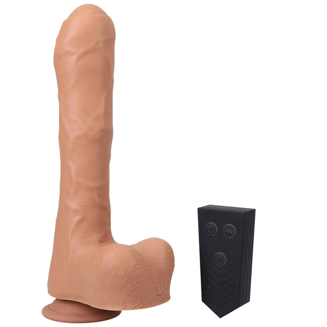 Uncut Rechargeable Thrusting Dildo