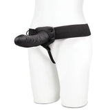 Unisex Vibrating Hollow Strap-On Dildo