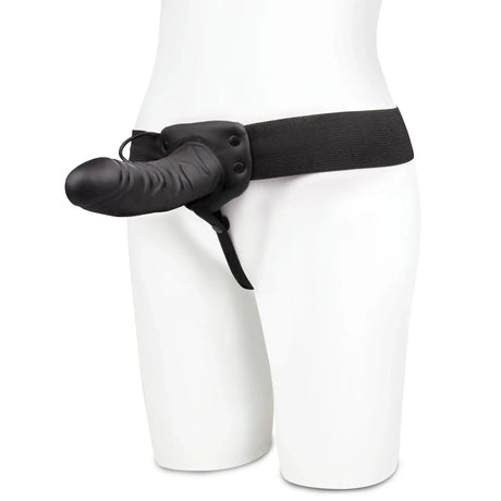 Unisex Vibrating Hollow Strap-On Dildo