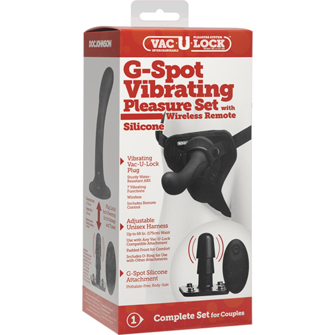Vac-U-Lock G Spot Vibrating Pleasure Set
