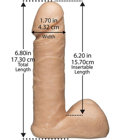 Vac-U-Lock Realistic Dildo Strap On